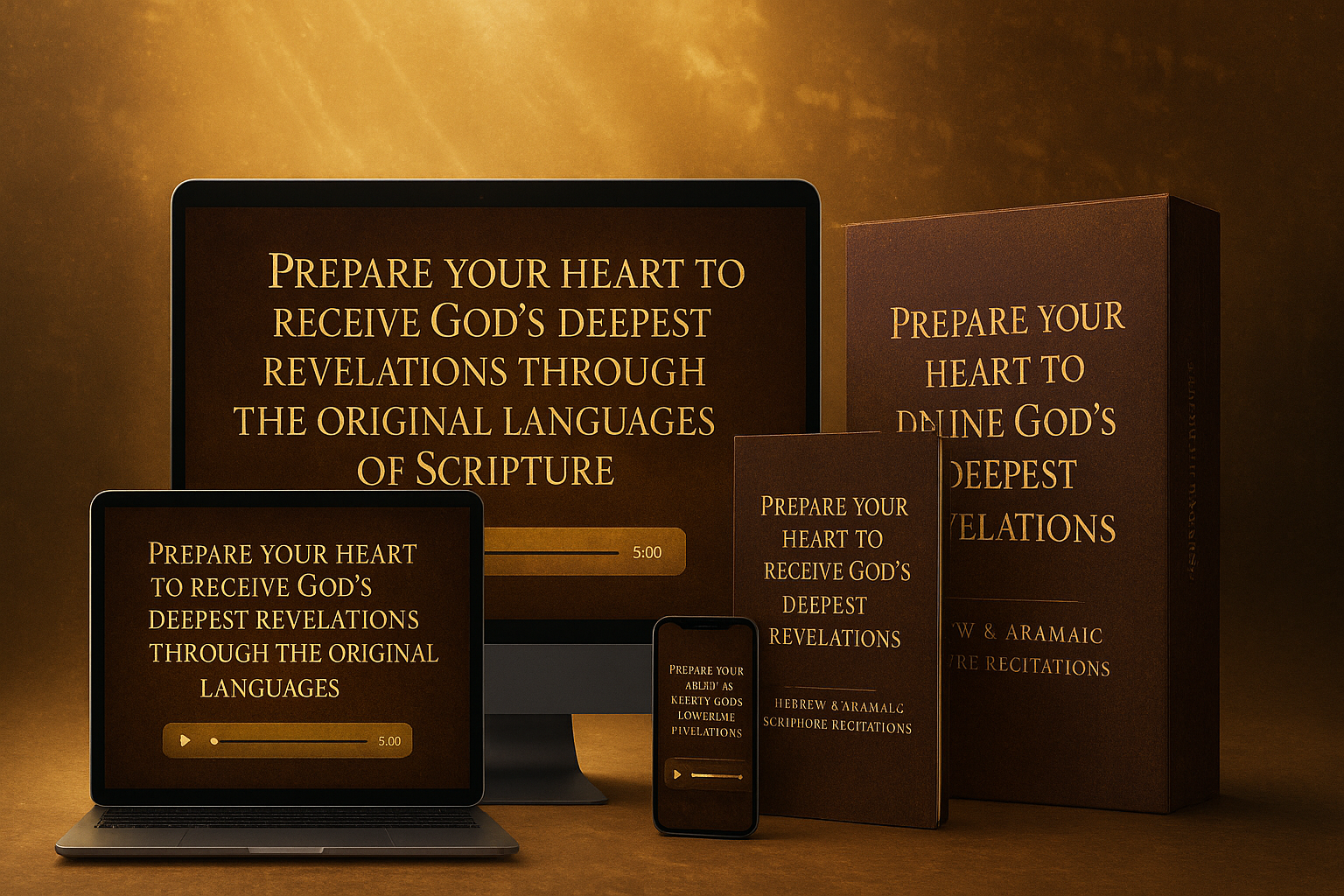Hebrew & Aramaic Scripture Recitations Product Mockup